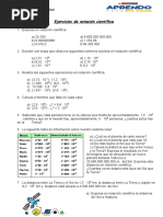 3 y 4 Ejercicios Notacion Cientifica