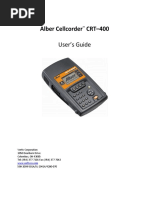 CRT 400 Users Guide