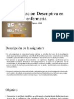 Investigación Descriptiva en Enfermería