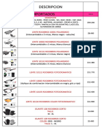 Lista de Precios - Circuito F Deportes