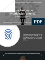 Tipos Básicos de Investigación Criminal