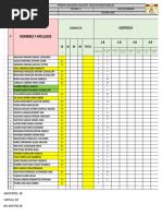 Registro de Conducta y Faltas