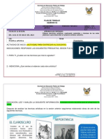 PLANEACIÓN DE ARTES 3 ACT. 35 GABY 3ER TRIMESTRE DEL 11 Al 15 DE JULIO DEL 2022. Correcta