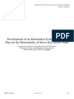 Development of An Information Systems Strategic Plan For The Municipality of Nueva Era, Ilocos Norte