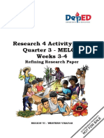 Research 4 Activity Sheet Quarter 3 - MELC 2 Weeks 3-4