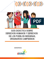 Guía Didáctica Sobre Derechos Humanos y Derechos de Los Pueblos Indígenas Originarios Campesinos