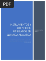 Instrumentos y Utencilios Utilizados en Quimica Analitica