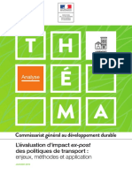 L Evaluation D Impact Ex Post Des Politiques de Transport