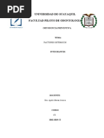 Clasificacion de Las Maloclusiones