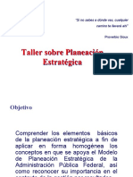 Taller Sobre Planeacion Estrategica