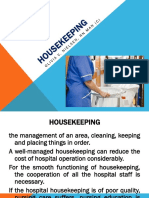 Housekeeping