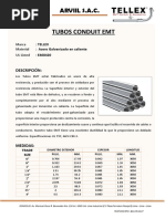 Tubo Emt - Arviil & Tellex