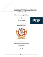 Simulation of Non-Isolated Bidirectional DC - DC Converter For Battery Charging and Discharging of PV Battery Stand Alone System Supplying DC Load