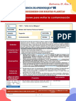 Escribimos Acciones para Evitar La Contaminación