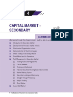 Capital Markets Secondary Markets