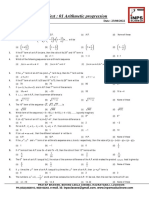 Arithmetic Progression Paper