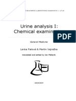 Urine Analysis I: Chemical Examination: Lenka Fialová & Martin Vejražka