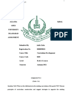 Allama Iqbal Open University Islamabad Assignment NO: 01