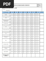 Formato Registros Limpieza y Desinfeccion