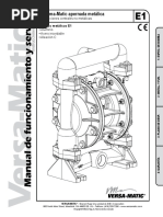 Especificaciones Bombas Versamatic Metalicas