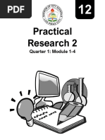 Practical Research 2: Quarter 1: Module 1-4