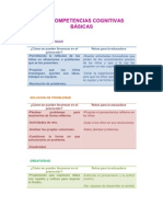 Las Competencias Cognitivas Básicas