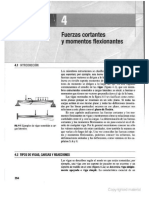 Cap.4 Fuerzas Cortantes y Momentos Flexionantes - Teoria