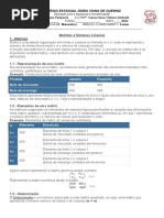 Matrizes e Sistemas Lineares