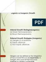 Organic Vs Inorganic Growth 8b PDF