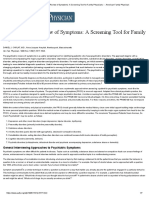 The Psychiatric Review of Symptoms - A Screening Tool For Family Physicians - American Family Physician