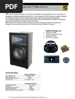 2-Way Trapezoidal 10" Reflex Enclosure: Cabinet Design For