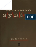 Beginning Syntax