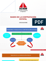 CAPACITACION No 1 BASA DE LA CONTRATACION ESTATAL FORMATO ACIEM