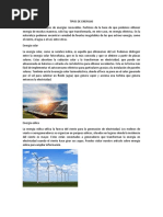 Tipos de Energias