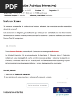 (M2-E1) Evaluación (Actividad Interactiva) - CONCEPTOS FUNDAMENTALES DEL DERECHO PENAL