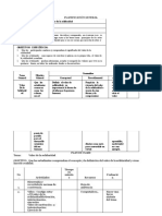 Planificación General Solidaridad