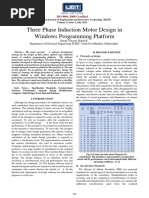 Three Phase Induction Motor Design in Windows Programming Platform