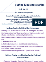 402 - Indian Ethos & Business Ethics: Unit No. II