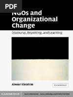 Alnoor Ebrahim - NGOs and Organizational Change - Discourse, Reporting, and Learning (2003)