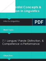 Report in Intro To Linguistics