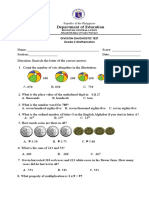 Department of Education: Division Diagnostic Test Grade 2 Mathematics