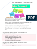 Pengertian Relative Pronouns