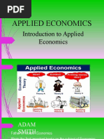 Introduction To Applied Economics