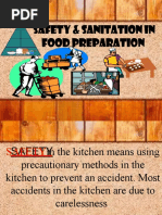 Safety and Sanitation in Food Preparation