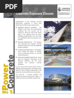 Concrete Exposure Classes A23.1-19