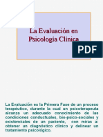 1 La Evaluacion en Psicologia Clinica