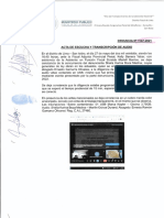 Acta de Escucha y Transcripción de Audio 27 MAY 2022. Cf. N.° 5060545401-2021-830-0. 6 Págs