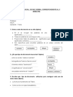 Evaluacion de RV 5to Grado 6 de Julio Del 2019