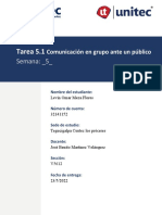 TAREA 5 Comunicación en Grupo Ante Un Público