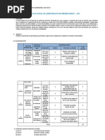 Plan Anual PRIMER GRADO 2022